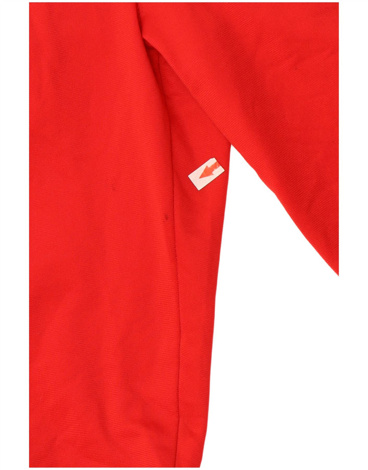 Kappa Mens Graphic Sport Shorts Small  Red Colourblock Polyester