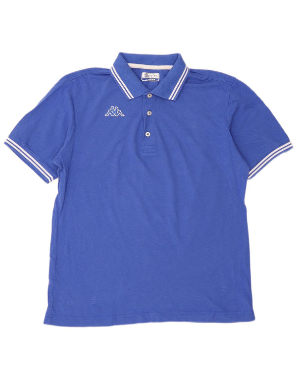Kappa Mens Polo Shirt Large Blue