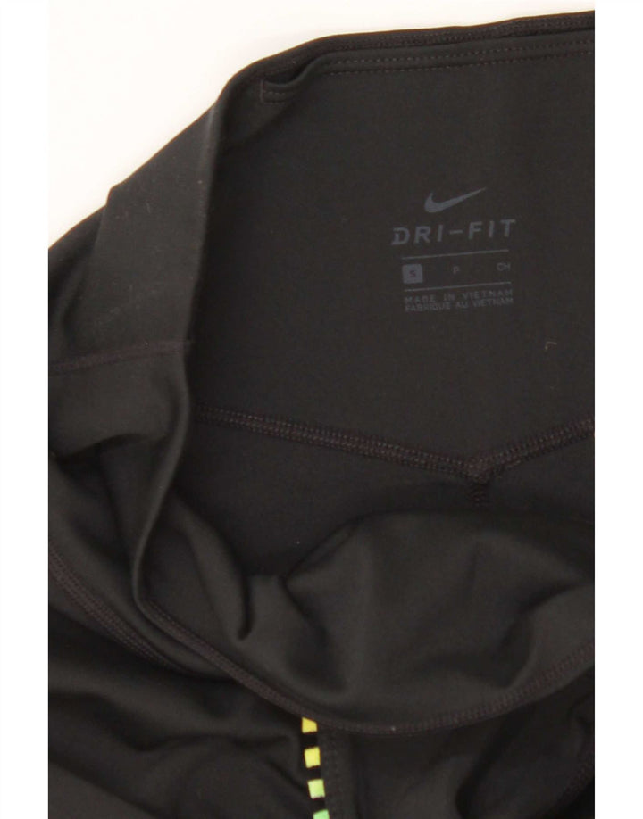Nike Womens Dri Fit Leggings UK 8 Small  Black