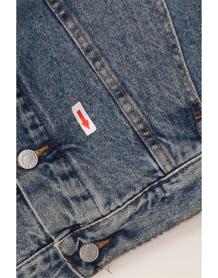 Uniform Mens Denim Jacket UK 38 Medium Blue Cotton
