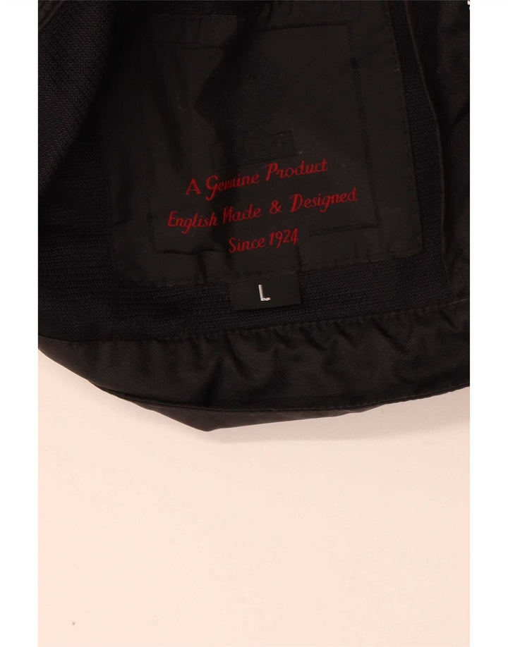 Belstaff Mens Racer Jacket UK 40 Large Black Colourblock