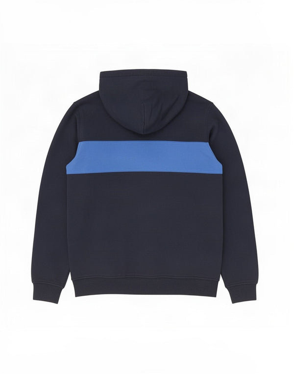 Canterbury Mens Uglies Zip Hoodie Sweater Large Navy Blue Colourblock