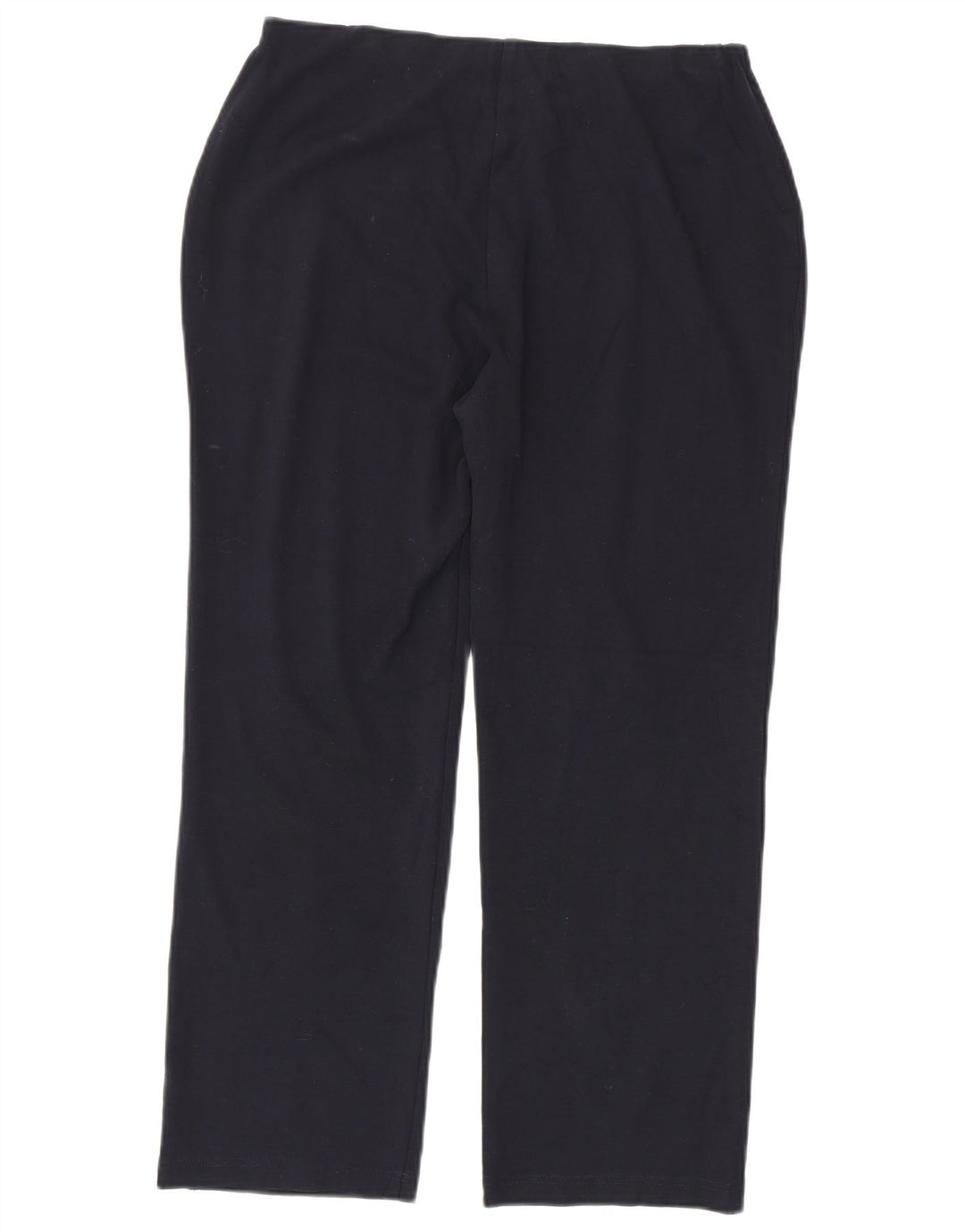 MARKS & SPENCER Womens Casual Trousers UK 14 Medium W30 L27 Navy Blue