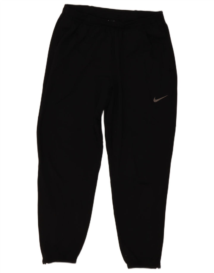Nike Mens Dri Fit Tracksuit Trousers Joggers Medium  Black Polyester