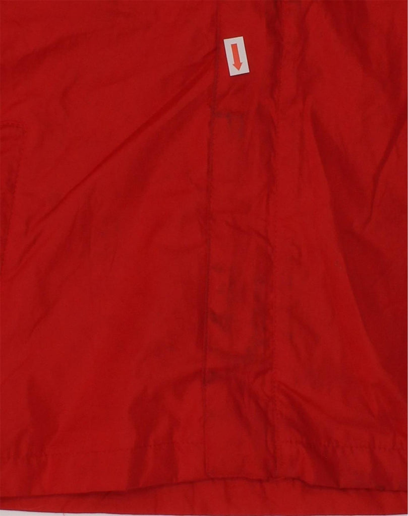 MOUNTAIN WAREHOUSE Boys Hooded Rain Jacket 7-8 Years Red Polyester | Vintage Mountain Warehouse | Thrift | Second-Hand Mountain Warehouse | Used Clothing | Messina Hembry 