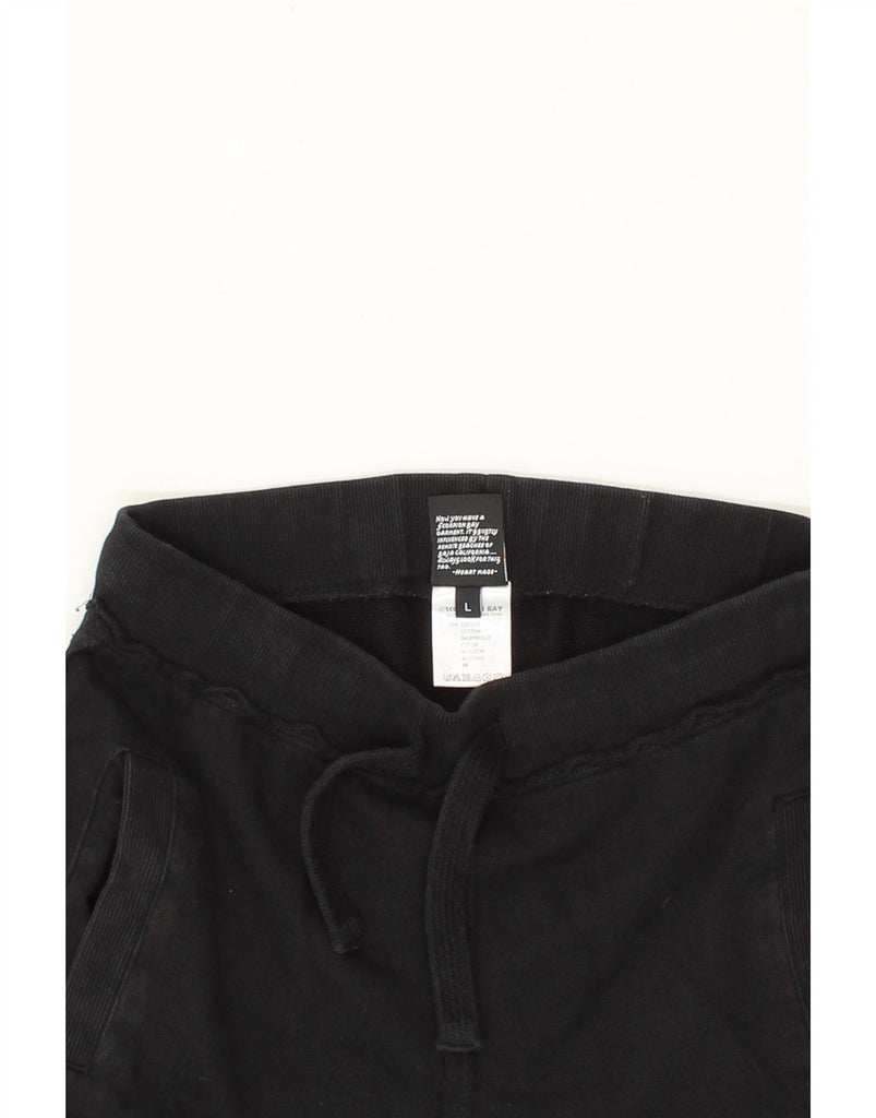SCORPION BAY Boys Graphic Sport Shorts 11-12 Years Large  Black Cotton Vintage Scorpion Bay and Second-Hand Scorpion Bay from Messina Hembry 