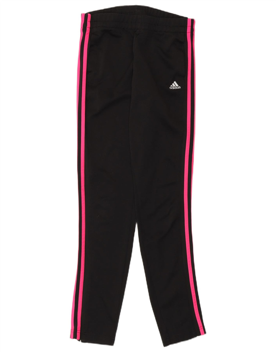 Adidas Womens Tracksuit Trousers UK 8/10 Small Black Polyester