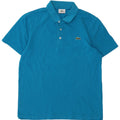 Lacoste Mens Polo Shirt Size 4 Medium Blue Cotton