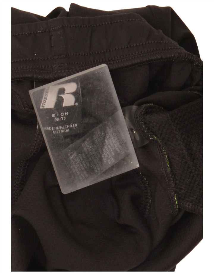 Russell Athletic Boys Dri-Power Tracksuit Trousers 6-7 Years Small Black