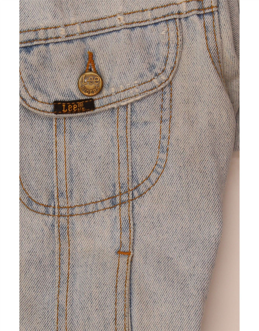 Lee Womens Denim Jacket UK 14 Medium Blue