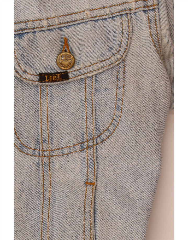 Lee Womens Denim Jacket UK 14 Medium Blue