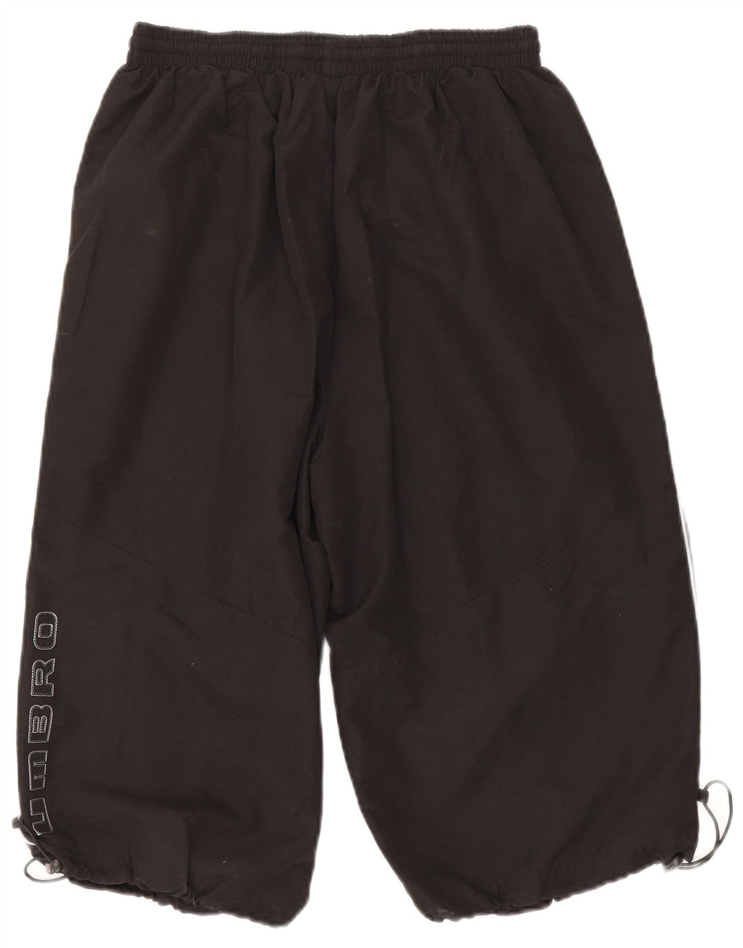 Umbro Mens Graphic Bermuda Sport Shorts Large Black Polyester
