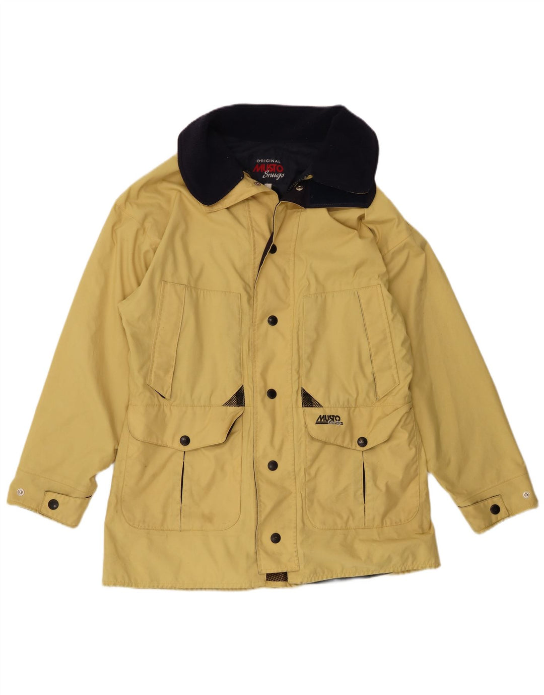 MUSTO Mens Utility Jacket UK 38 Medium Yellow