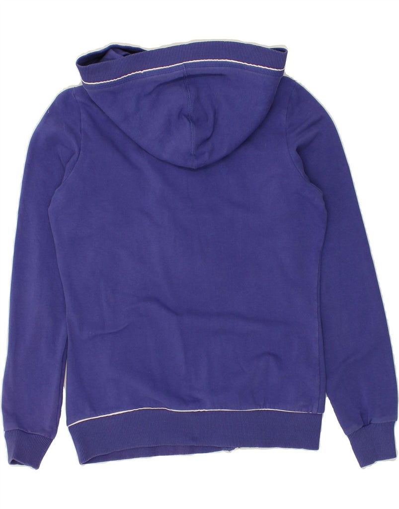 CHAMPION Womens Heritage Fit Zip Hoodie Sweater UK 14 Medium Blue Cotton | Vintage Champion | Thrift | Second-Hand Champion | Used Clothing | Messina Hembry 