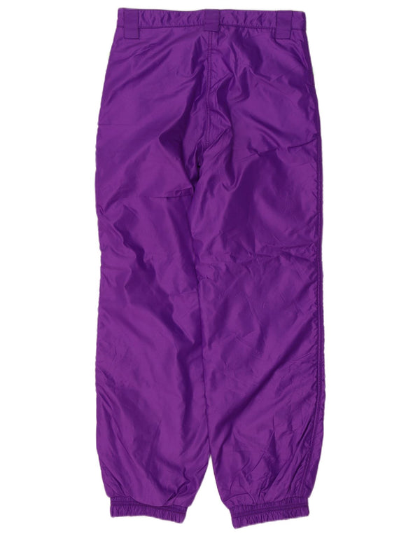 Colle Womens High Waist Joggers Ski Trousers IT 46 Large W30 L30 Purple