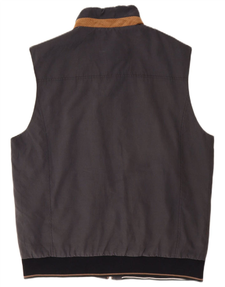 Paul & Shark Mens Gilet UK 42 XL Grey Colourblock