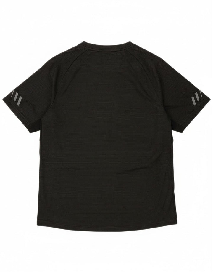 Russell Athletic Boys T-Shirt Top 14-15 Years XL Black Striped Polyester