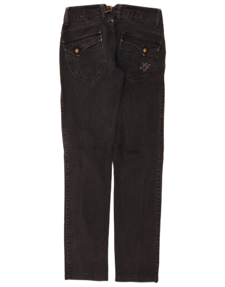 Liu Jo Womens Slim Jeans W27 L33 Black Cotton