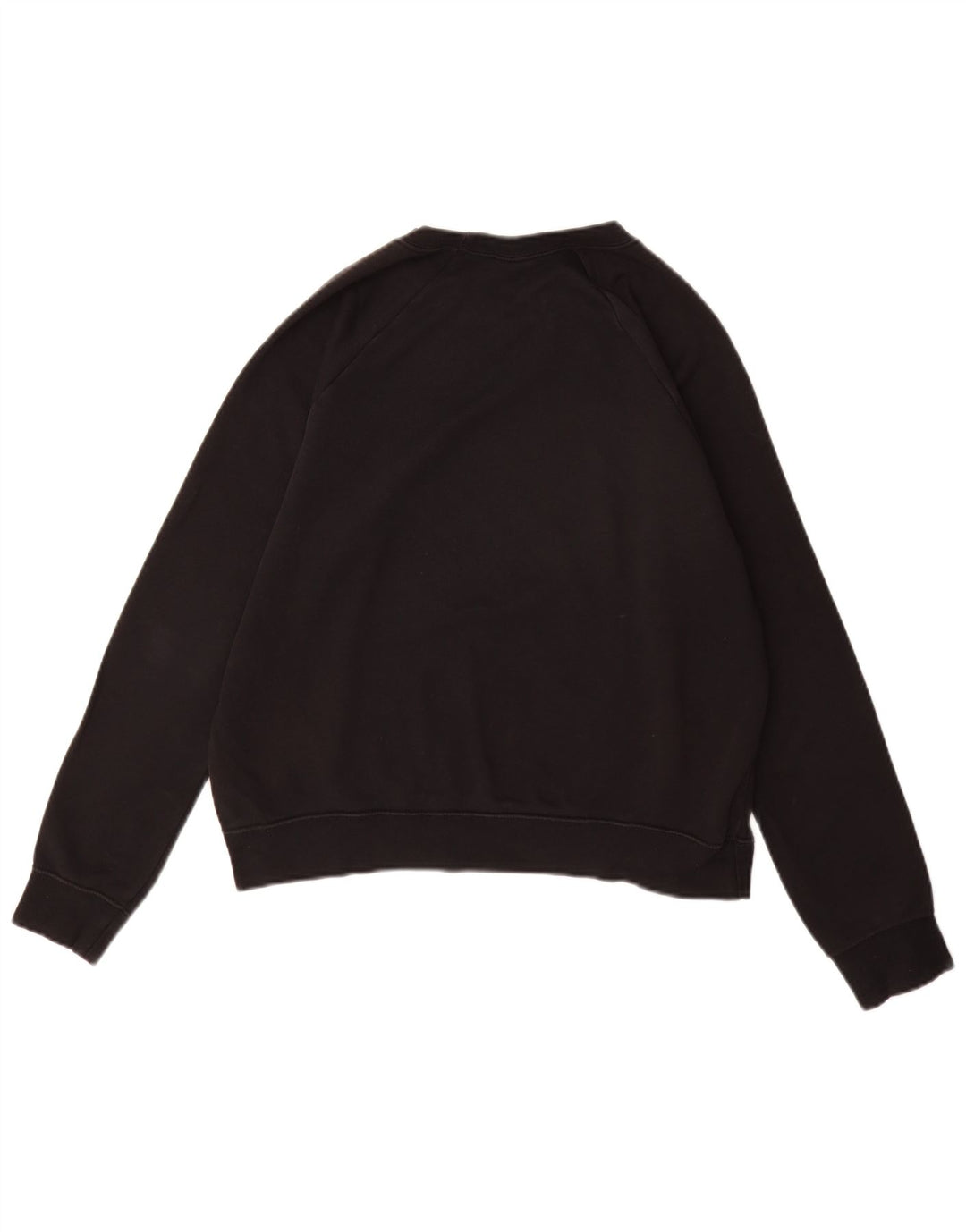 NIKE Womens Sweatshirt Jumper UK 14 Medium Black Cotton