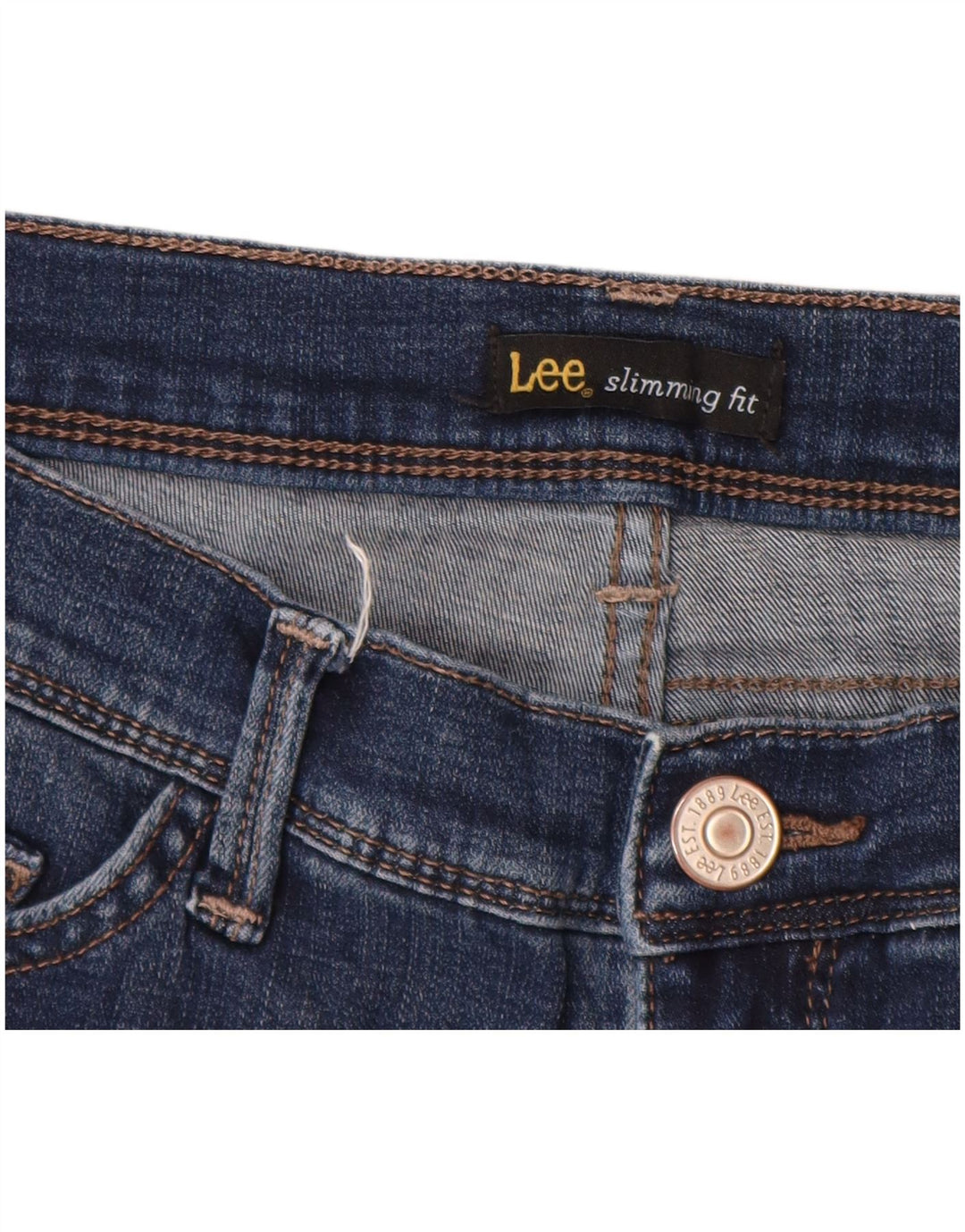 LEE Womens Slim Jeans W28 L26 Blue