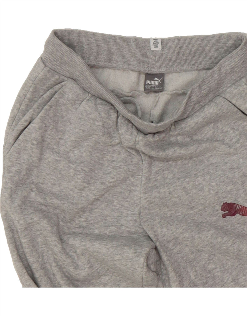 PUMA Boys Tracksuit Trousers Joggers 13-14 Years  Grey Cotton Vintage Puma and Second-Hand Puma from Messina Hembry 