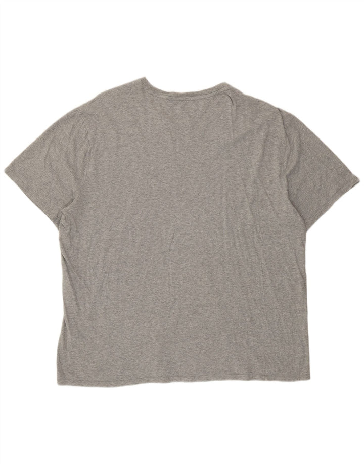 Tommy Hilfiger Mens T-Shirt Top 2XL Grey Cotton