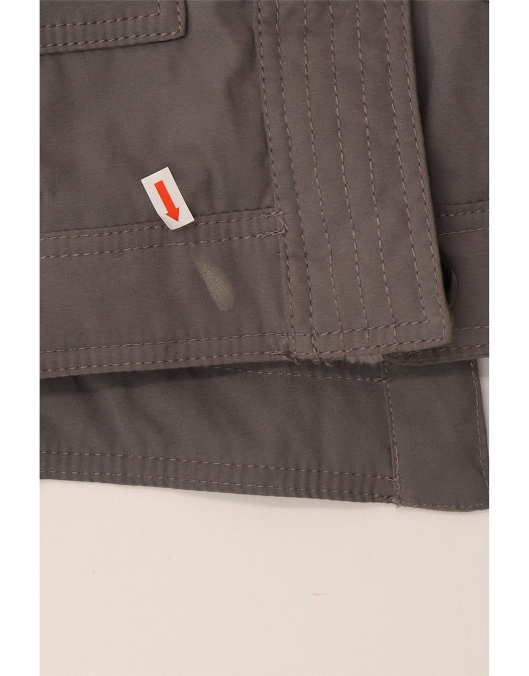 Hollister Womens Hooded Sherpa Parka Jacket UK 14 Medium Grey Polyester