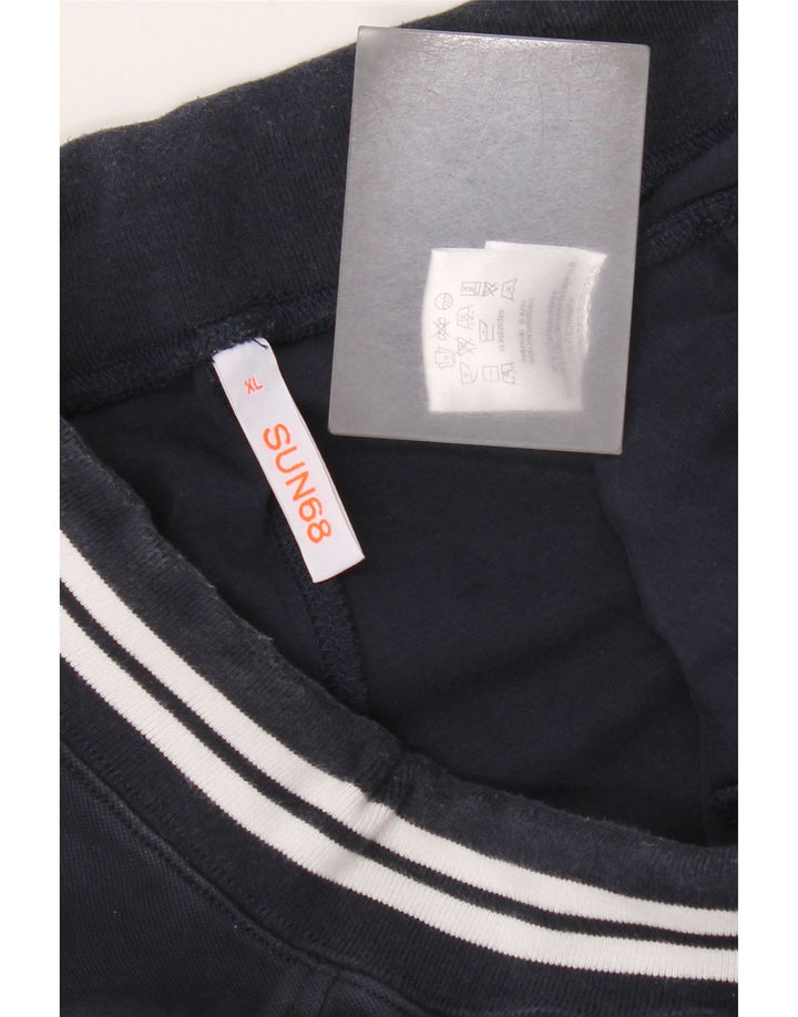 Sun68 Mens Tracksuit Trousers XL  Navy Blue Cotton