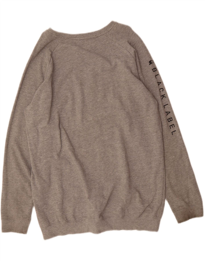 STARTER Mens Graphic Sweatshirt Jumper 2XL Grey Cotton Vintage Starter and Second-Hand Starter from Messina Hembry 