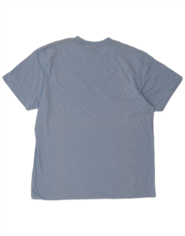 Champion Mens Graphic T-Shirt Top Large Blue