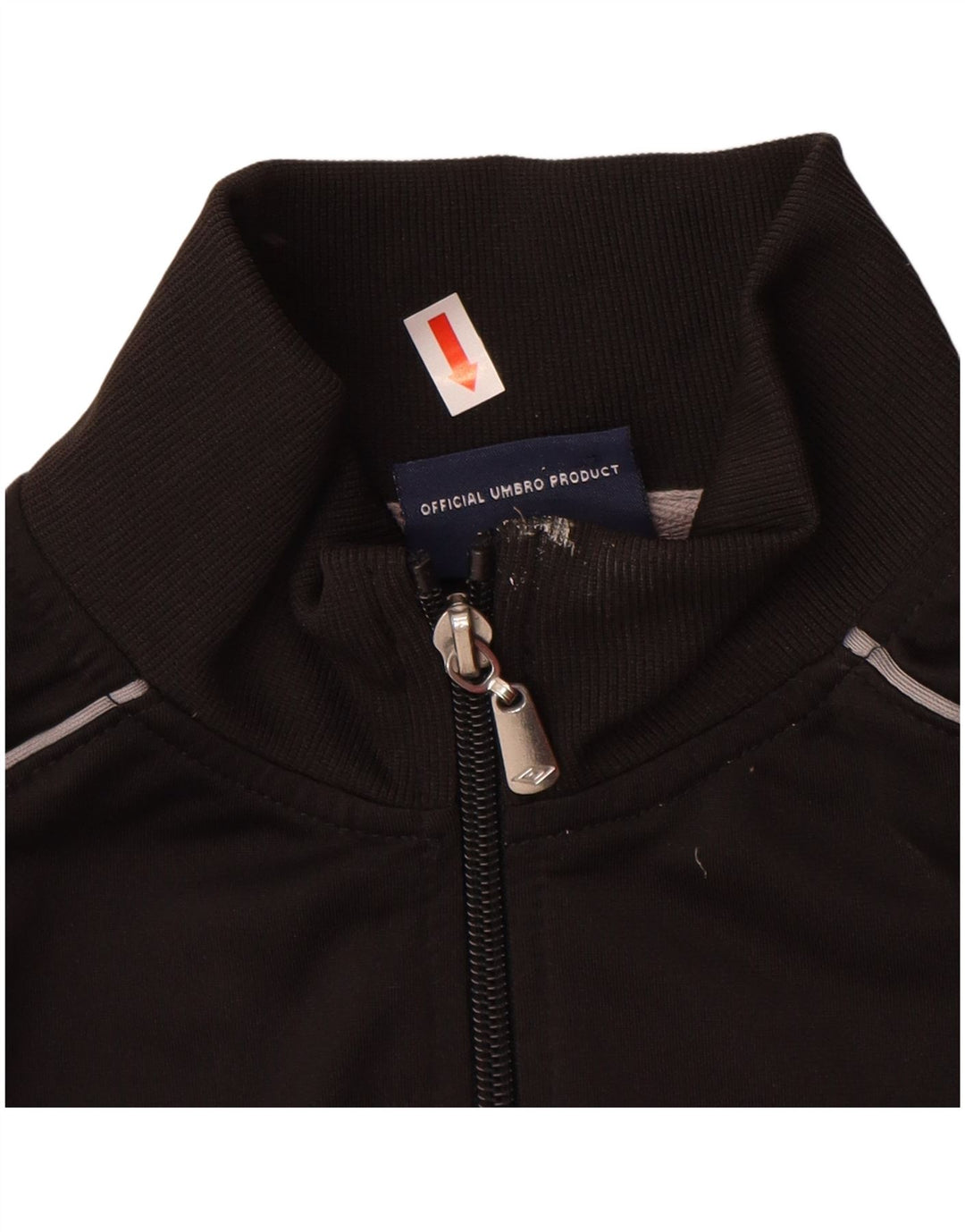 UMBRO Boys Tracksuit Top Jacket 12-13 Years XL  Black Polyester