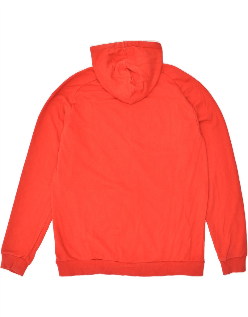 PUMA Mens Graphic Zip Hoodie Sweater XL Orange Cotton | Vintage Puma | Thrift | Second-Hand Puma | Used Clothing | Messina Hembry 