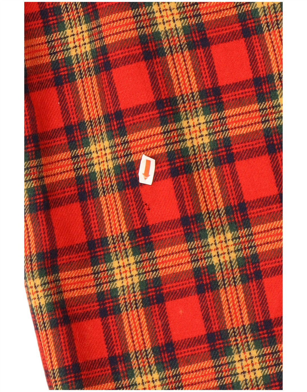 Vintage Womens Mini Skirt W25 XS Red Plaid