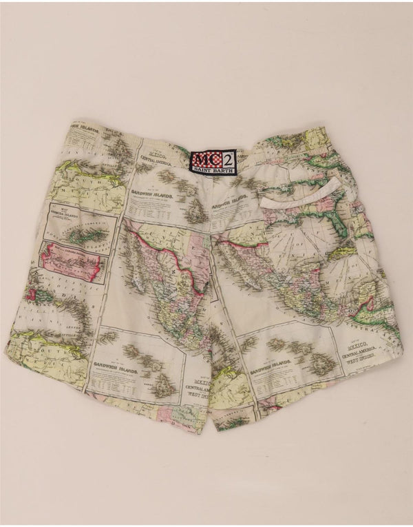 Saint Barth Mens Abstract Pattern Swimming Shorts 2XL Multicoloured