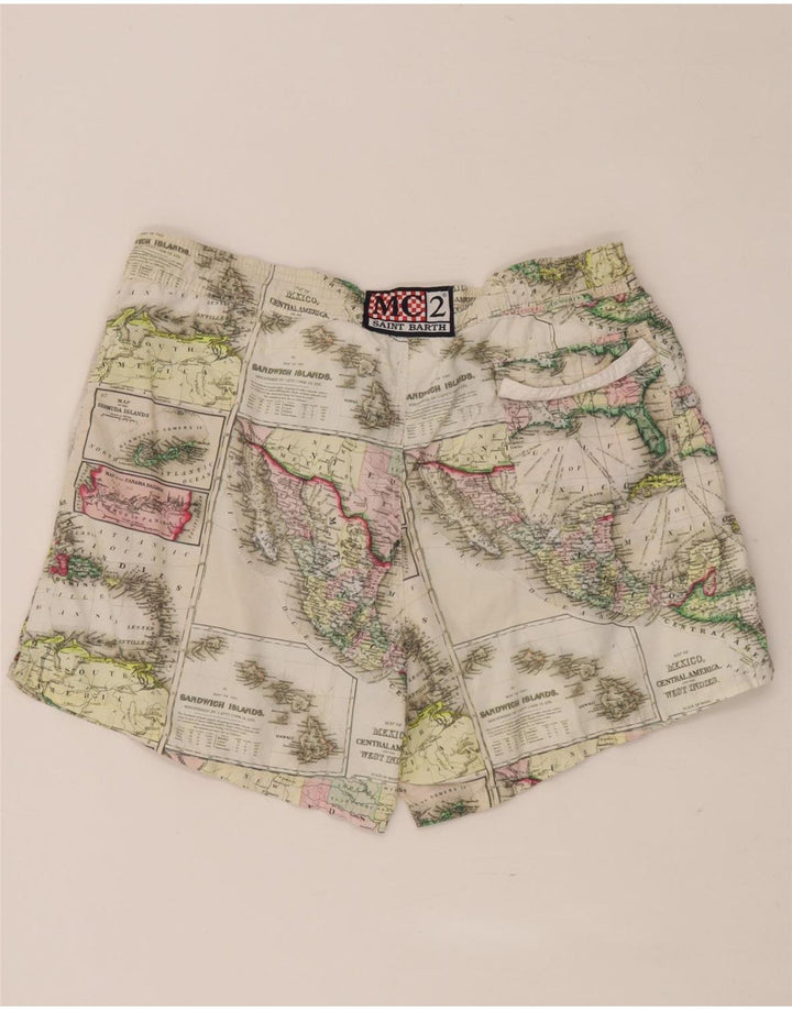 Saint Barth Mens Abstract Pattern Swimming Shorts 2XL Multicoloured