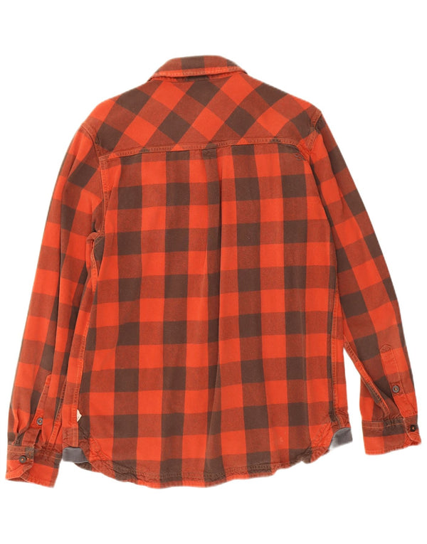 Rab Mens Flannel Shirt Medium Red Gingham Cotton