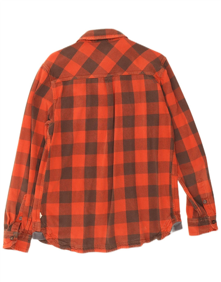 Rab Mens Flannel Shirt Medium Red Gingham Cotton