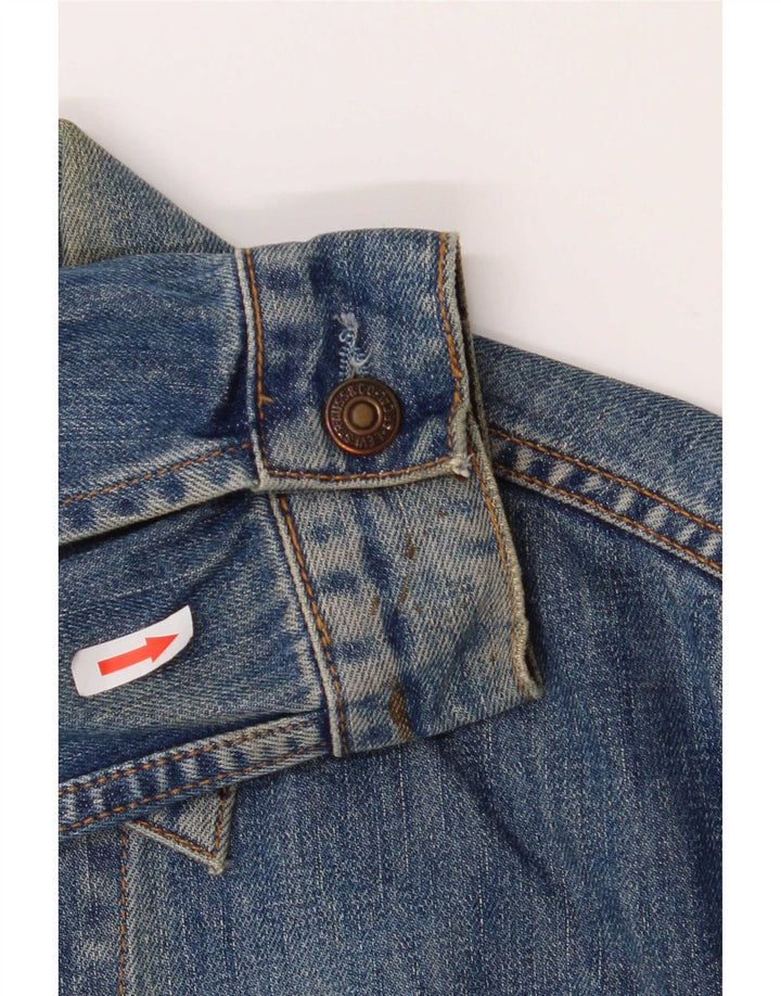 Levi's Mens Denim Jacket UK 40 Large Blue Cotton