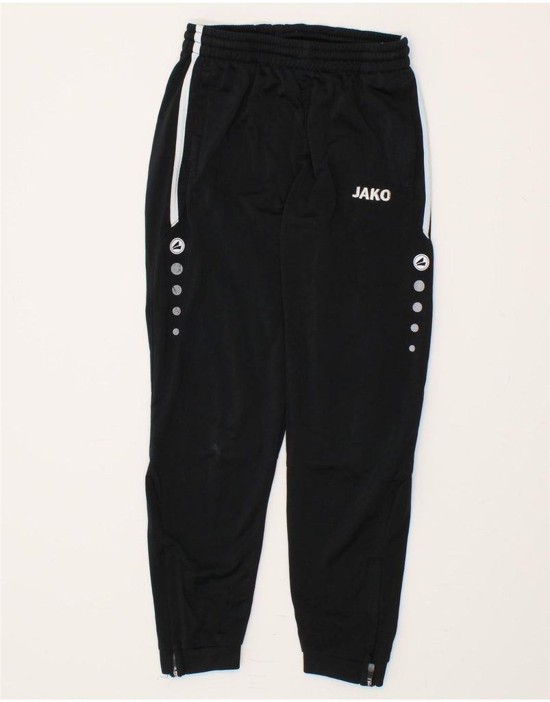 JAKO Boys Tracksuit Trousers Joggers 9-10 Years Black Polyester | Vintage Jako | Thrift | Second-Hand Jako | Used Clothing | Messina Hembry 