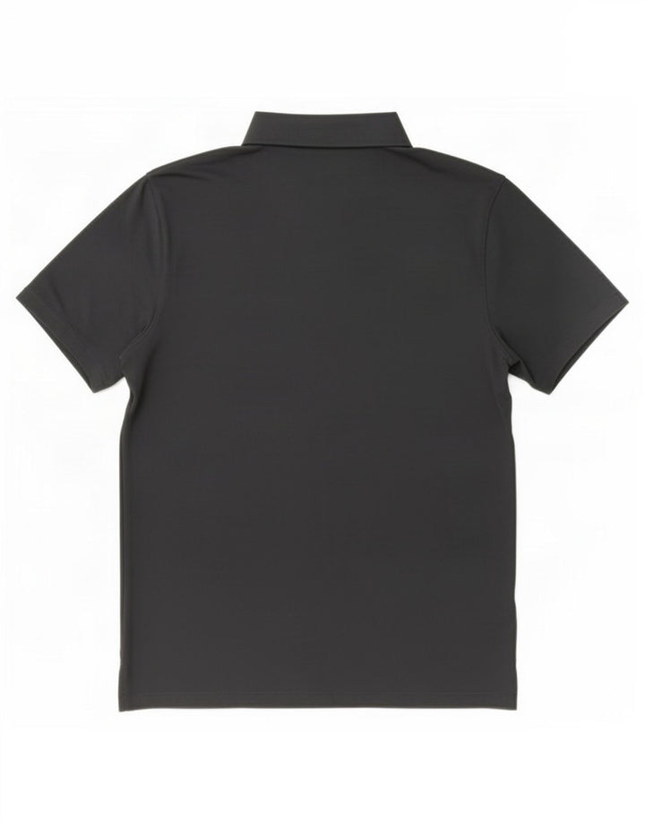 Nike Mens Dri Fit Polo Shirt Medium Grey Striped Polyester