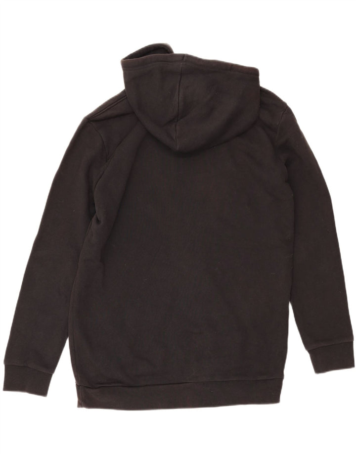 ADIDAS Mens Graphic Hoodie Jumper Medium Black Cotton Vintage Adidas and Second-Hand Adidas from Messina Hembry 