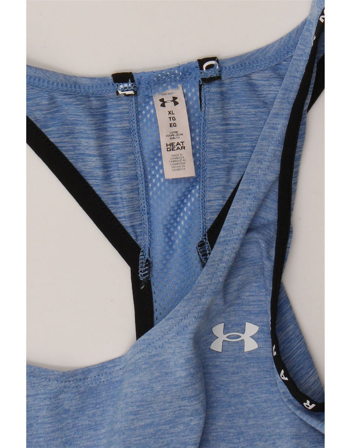 Under Armour Womens Graphic Vest Top UK 18 XL Blue