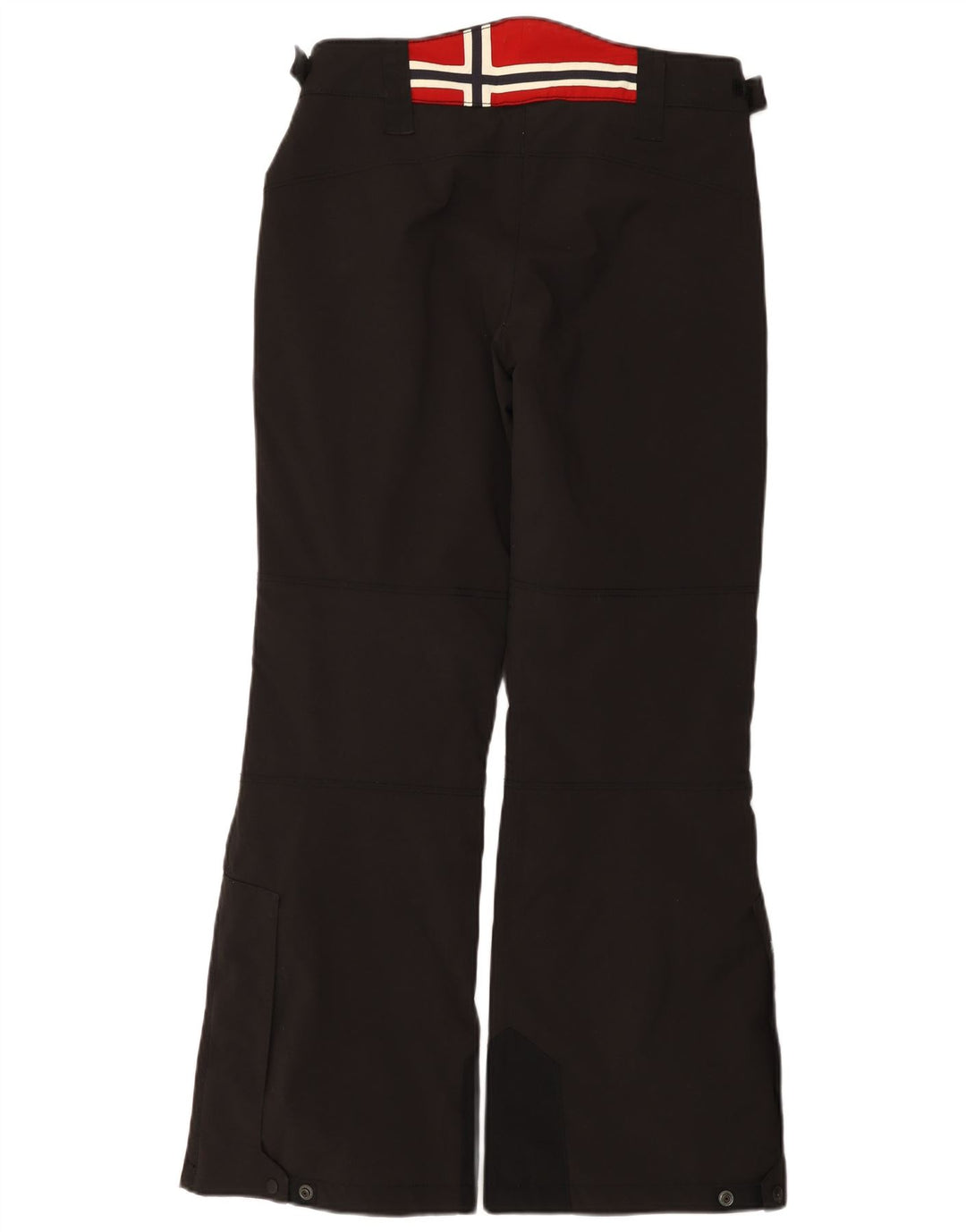 Napapijri Womens Graphic Ski Trousers UK 14 Large Black Polyamide