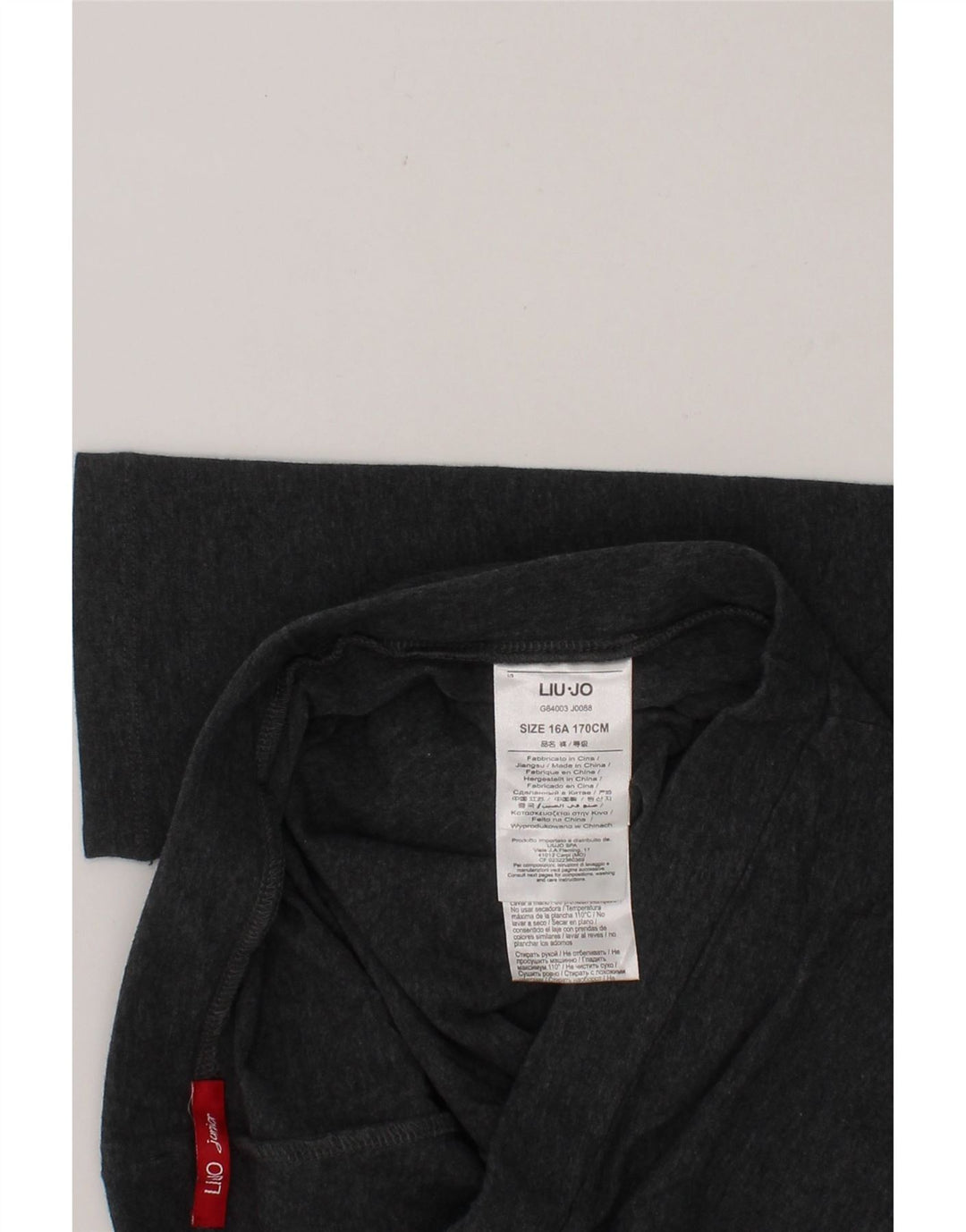 LIU JO Girls Leggings 15-16 Years Grey Cotton Vintage Liu Jo and Second-Hand Liu Jo from Messina Hembry 