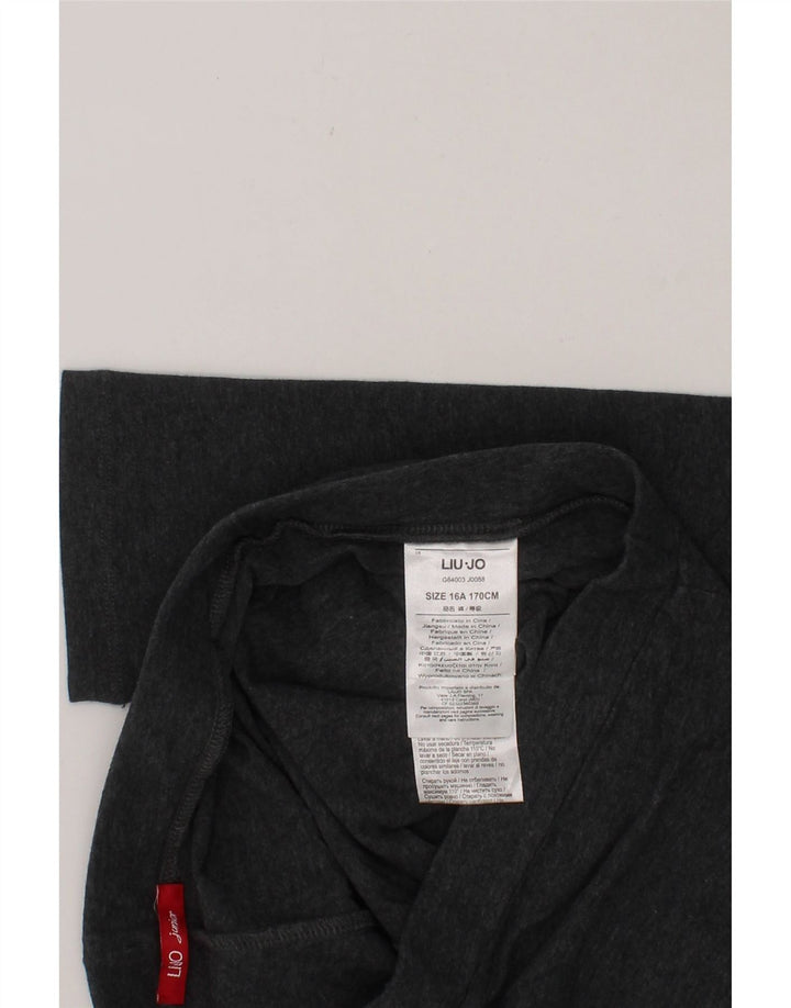 LIU JO Girls Leggings 15-16 Years Grey Cotton Vintage Liu Jo and Second-Hand Liu Jo from Messina Hembry 