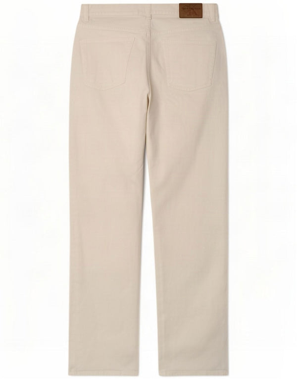 Calvin Klein Womens Straight Jeans US 10 Large W30 L29 White Cotton