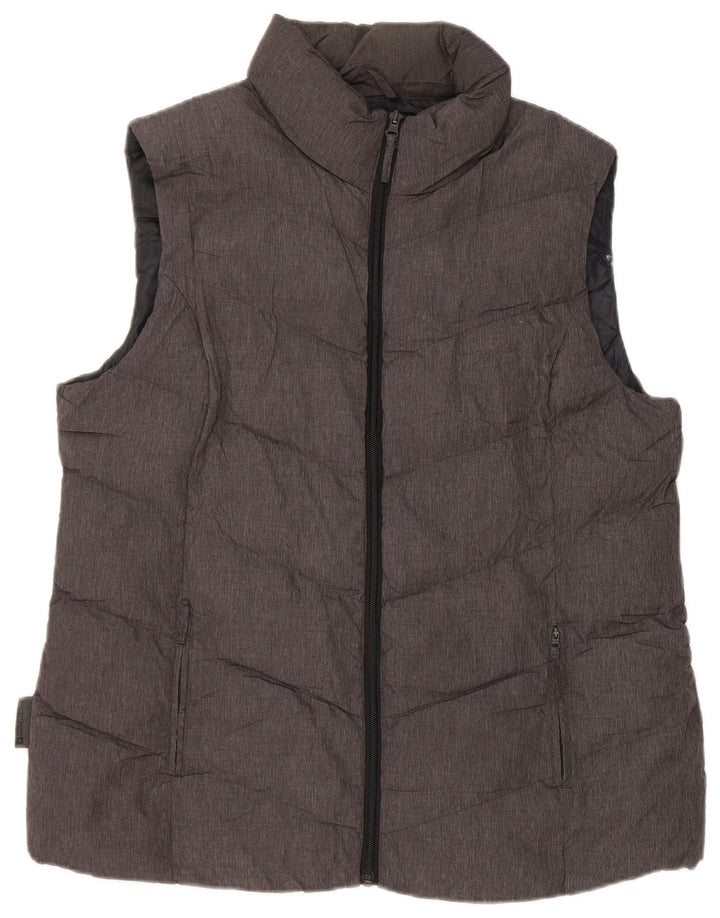 MOUNTAIN WAREHOUSE Mens Padded Gilet UK 38 Medium Grey Polyester
