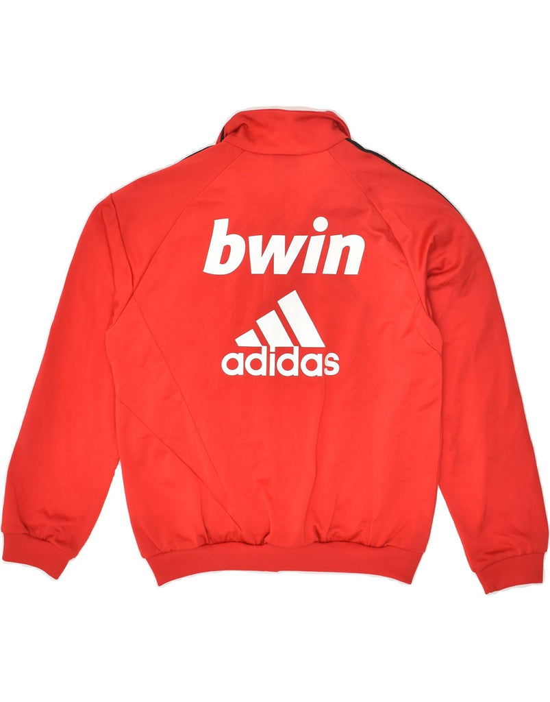 ADIDAS Boys Graphic Tracksuit Top Jacket 9-10 Years Red Polyester | Vintage Adidas | Thrift | Second-Hand Adidas | Used Clothing | Messina Hembry 