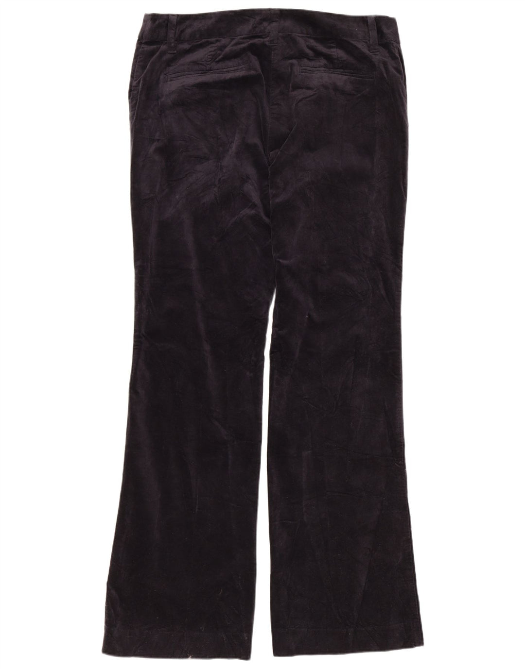 IZOD Womens Bootcut Velvet Chino Trousers US 8 Medium W32 L31 Navy Blue