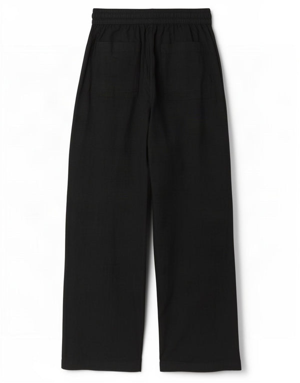 Marks & Spencer Womens High Waist Trousers UK 8 Small W27 L29 Black